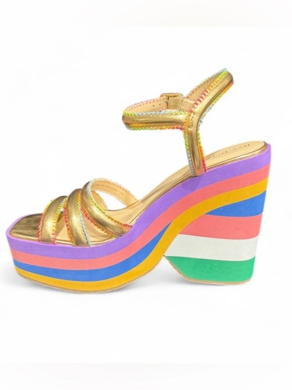 ✨ Dee Ocleppo “France” Platform Sandals – DE1213 | Size 7.5 | New in Box ✨